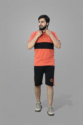 Gambluss Oxigen Cotton Twinset-coral